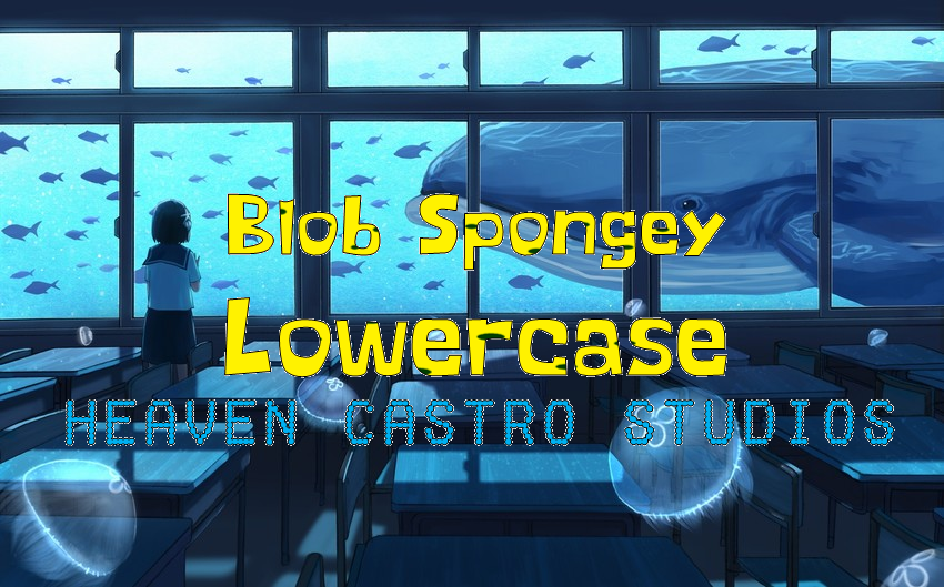 Blob Spongey Lowercase